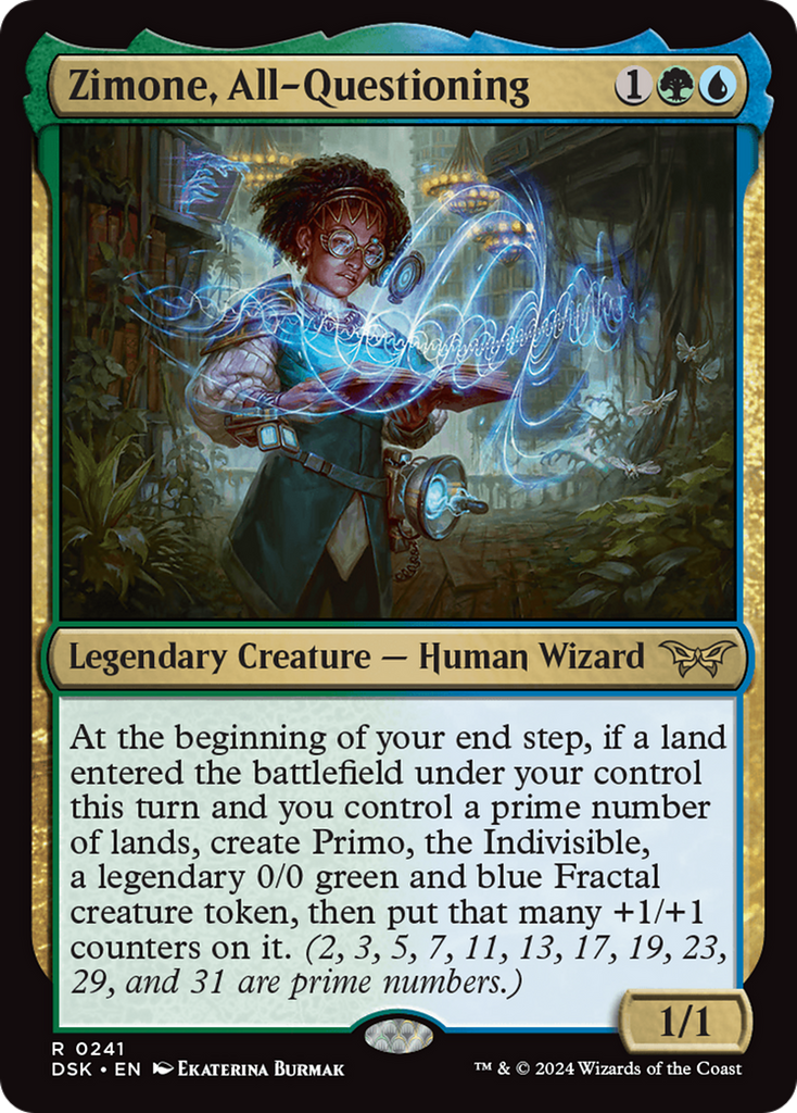 Zimone, All-Questioning [Duskmourn: House of Horror] | MTG Single