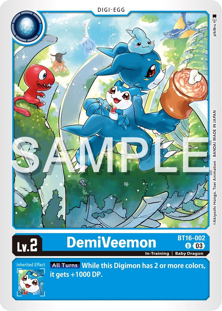 DemiVeemon [BT16-002] [Beginning Observer] | Digimon Single