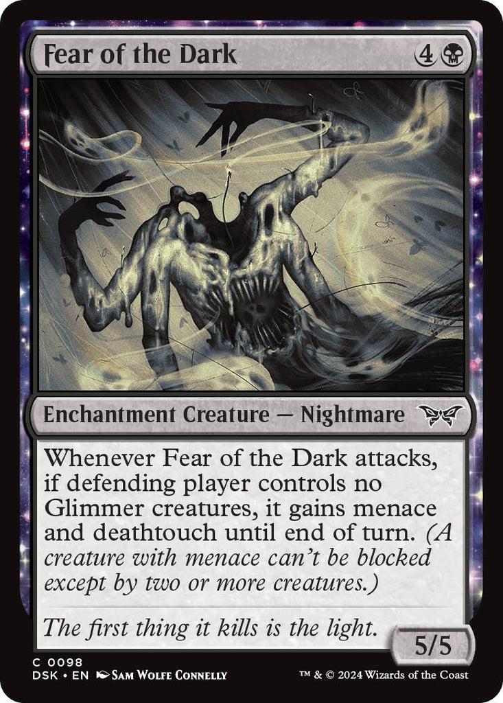 Fear of the Dark [Duskmourn: House of Horror] | MTG Single