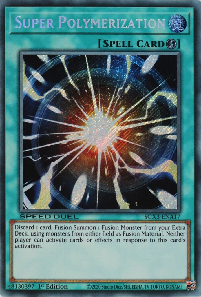 Super Polymerization [SGX3-ENA17] Secret Rare | Yugioh Single