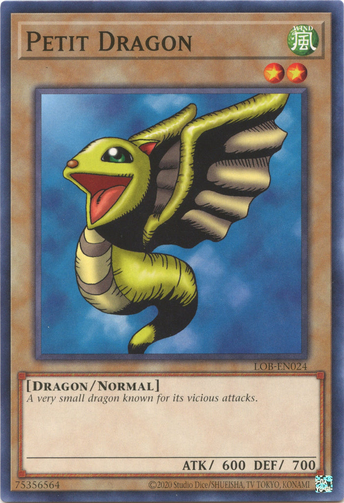 yugioh forbidden memories cheap dragon cards Petit Dragon (25th Anniversary) [LOB-EN024] Common | Yugioh Single