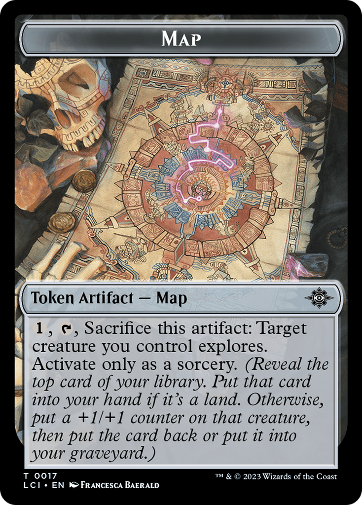 Map // Fungus Double-Sided Token [The Lost Caverns of Ixalan