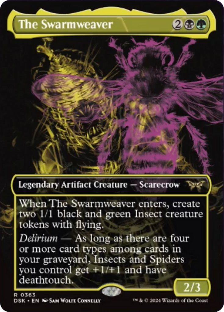 The Swarmweaver (Showcase) [Duskmourn: House of Horror] | MTG
