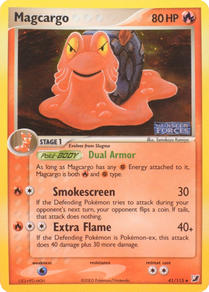Magcargo (41/115) (Stamped) [EX: Unseen Forces] | Pokemon Single