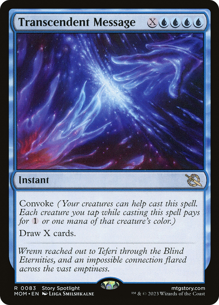 Transcendent Message [March of the Machine] | MTG Single
