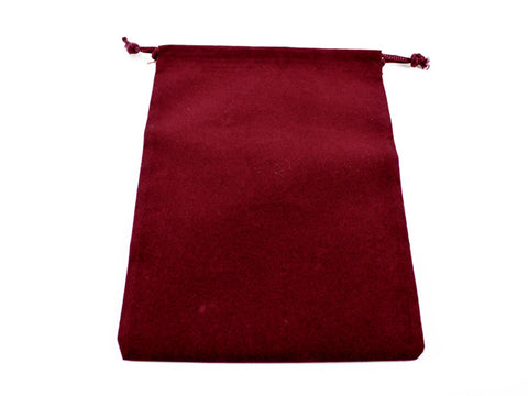 Chessex: Large Burgundy Suede Dice Bag