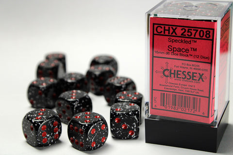Chessex Speckled Space (16MM - 12D6) CHX25708