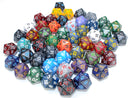 Chessex Speckled Bag of 50 Assorted D20 Loose Dice CHX29320
