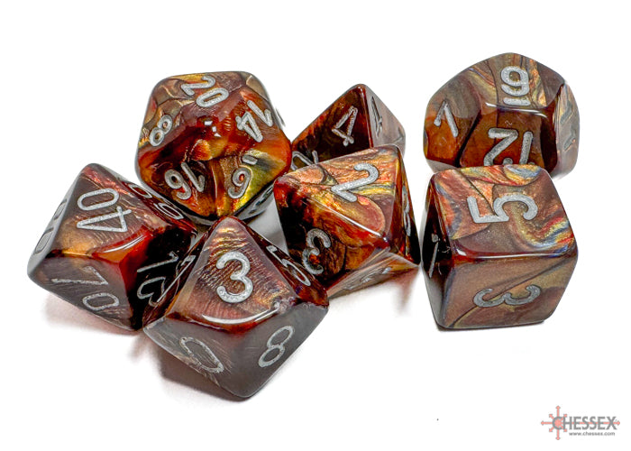 Chessex Lustrous Gold/Silver (Polyhedral 7-Die Set) CHX27493