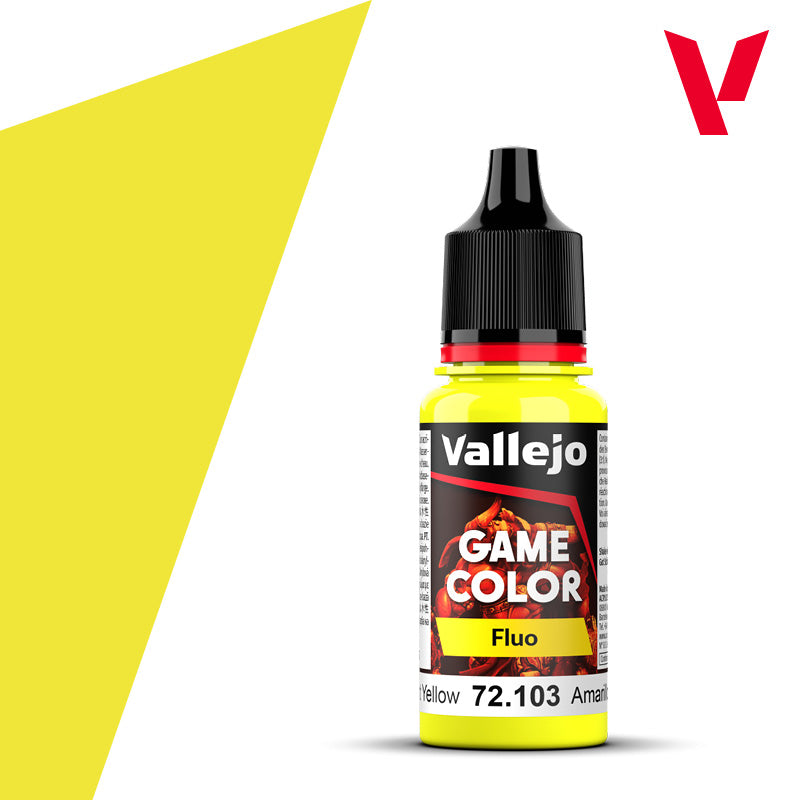 Vallejo Fluorescent Yellow Game Fluo VAL72103