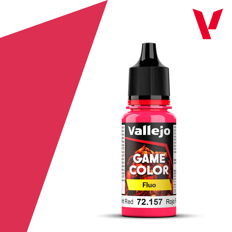 Vallejo Fluorescent Red Game Fluo VAL72157