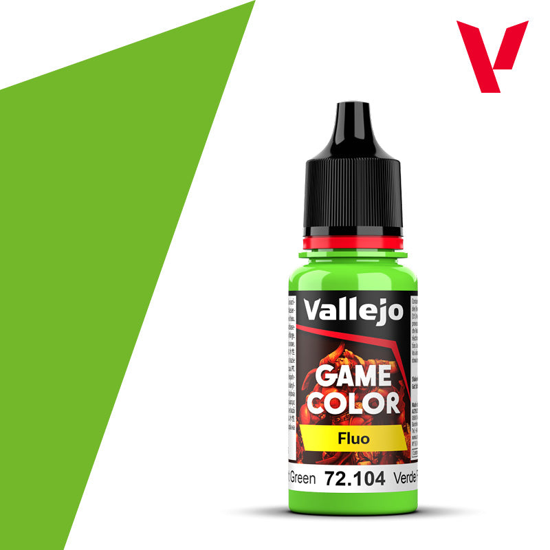 Vallejo Fluorescent Green Game Fluo VAL72104