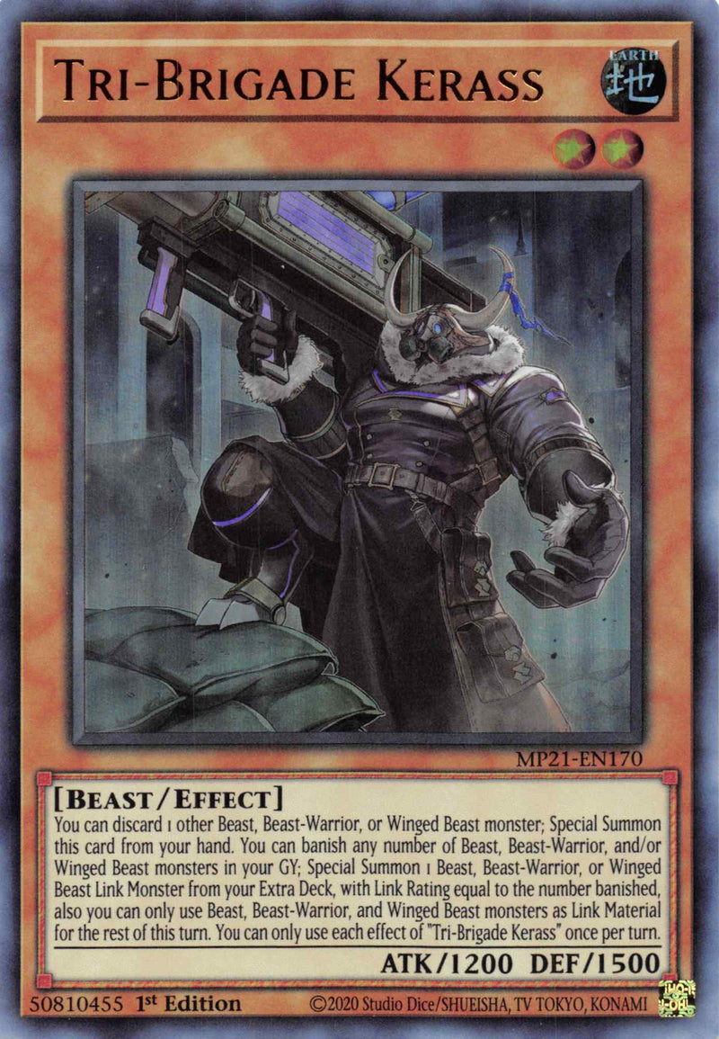 Tri-Brigade Kerass [MP21-EN170] Ultra Rare | Yugioh Single