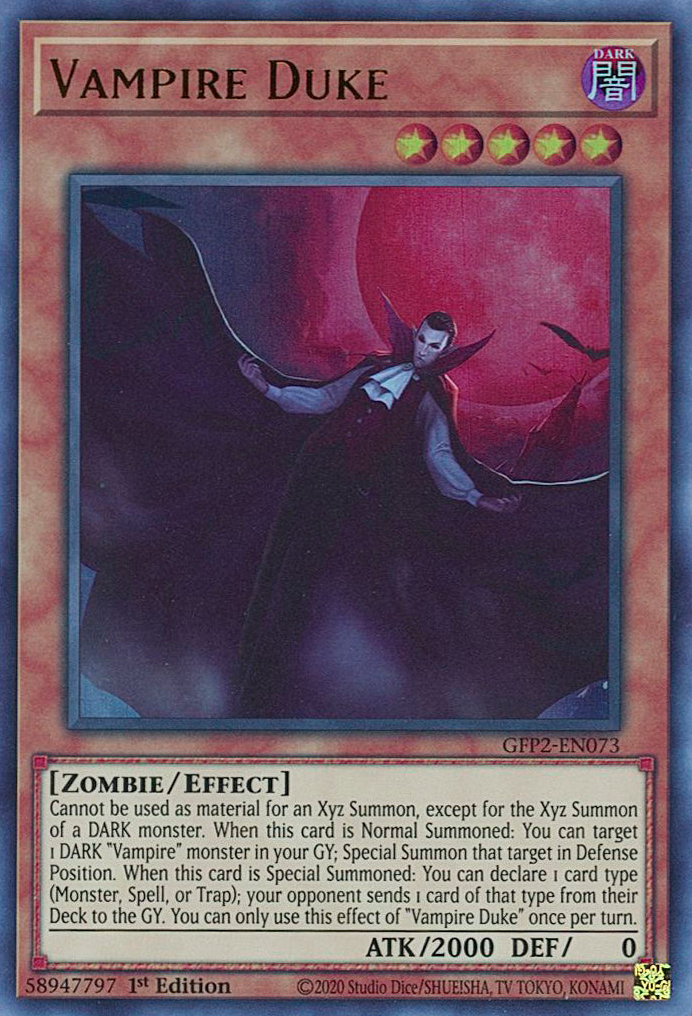 Vampire Duke [GFP2-EN073] Ultra Rare | Yugioh Single