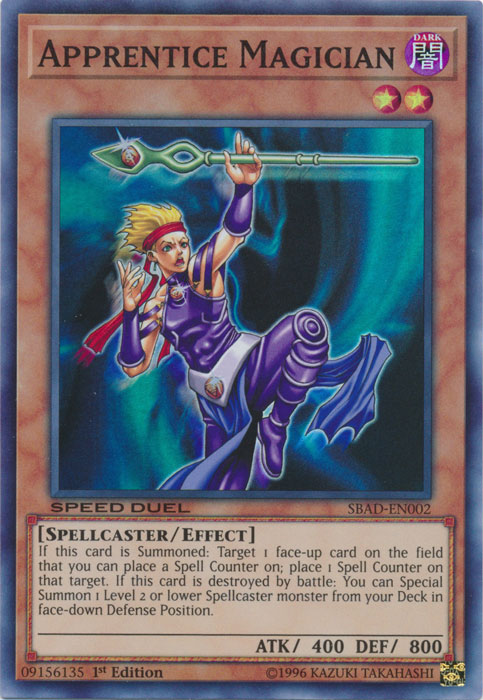 Apprentice Magician [SBAD-EN002] Super Rare | Yugioh Single