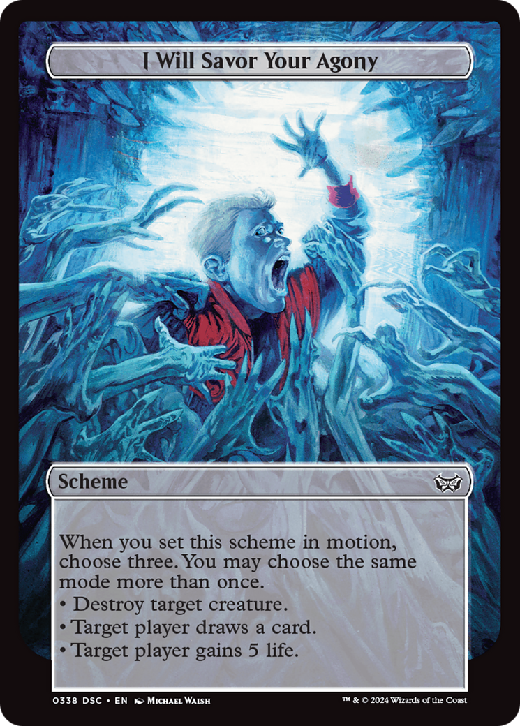 I Will Savor Your Agony (Full Art) [Duskmourn: Archenemy] | MTG Single