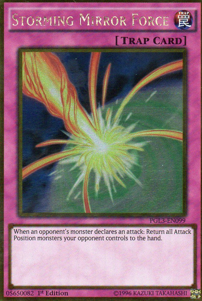 Storming Mirror Force [PGL3-EN099] Gold Rare | Yugioh Single