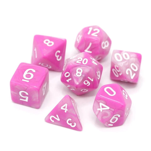 Die Hard Dice Tickled Pink (Polyhedral 7-Die Set)