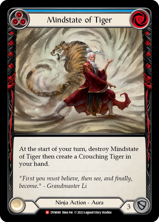 Mindstate of Tiger [DYN048] (Dynasty)  Rainbow Foil