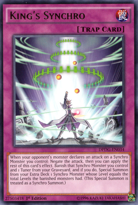King's Synchro [DPDG-EN034] Rare | Yugioh Single