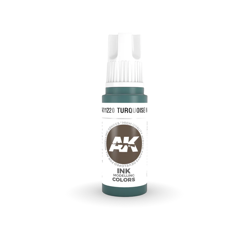 AK Interactive 3G Turquoise Ink 11220 - Ink