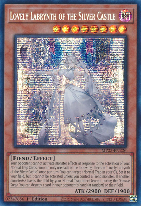 find yugioh card prices Lovely Labrynth of the Silver Castle [MP23-EN226] Prismatic Secret Rare |  Yugioh Single
