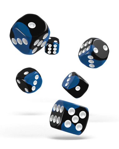Oakie Doakie Gemdice Glow in the Dark, Deep Ocean (16MM - 12D6)
