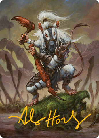 Ink-Eyes, Servant of Oni Art Card (Gold-Stamped Signature) [Bloomburrow Art  Series] | MTG Single