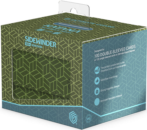Ultimate Guard Deck Case Sidewinder 100+ Shogun's Journey Ii Shippou (Green/Light Blue)