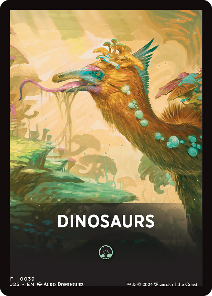 Dinosaurs Theme Card [Foundations Jumpstart Front Cards] | MTG Single |  Obsidian Games