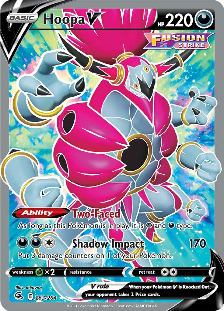 Hoopa V (253/264) [Sword &amp; Shield: Fusion Strike] | Pokemon Single 