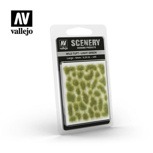 Vallejo Wild Tuft Light Green Large 6MM 35 Units VALSC417