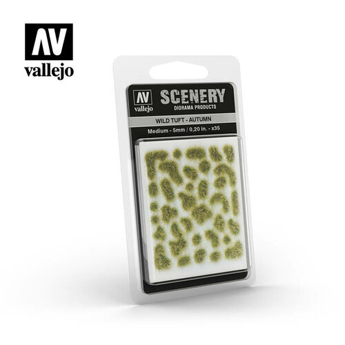 Vallejo Wild Tuft Autumn Medium 5MM 35 Units VALSC409