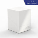 Ultimate Guard Boulder Solid White Deck Case (100+)