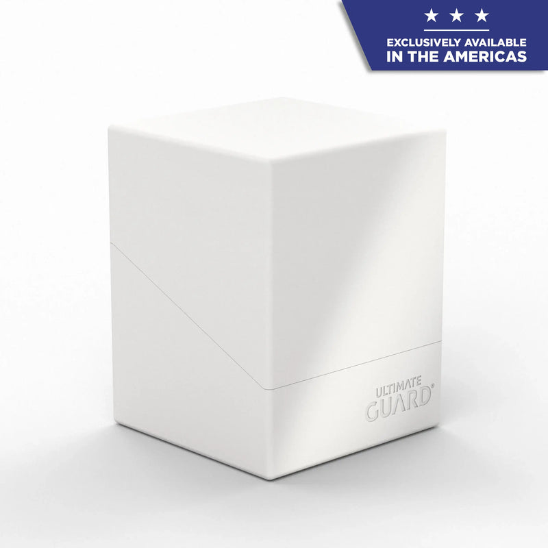 Ultimate Guard Boulder Solid White Deck Case (100+)