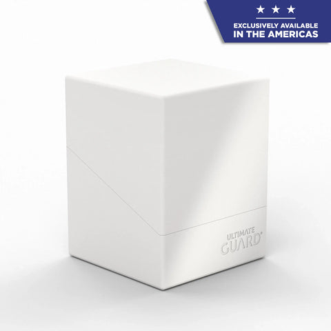 Ultimate Guard Boulder Solid White Deck Case (100+)