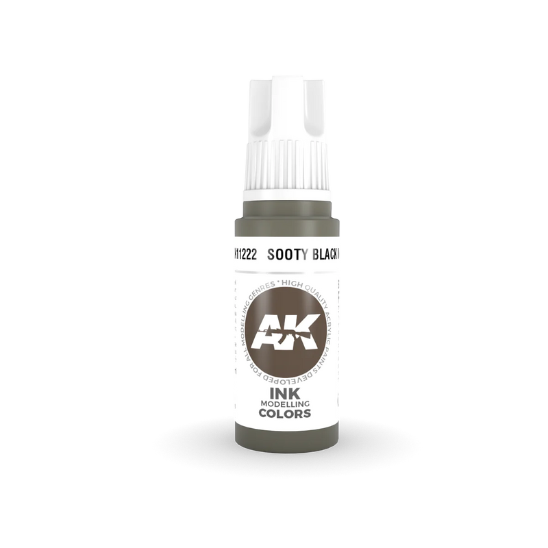 AK Interactive 3G Sooty Black Ink 11222 - Ink