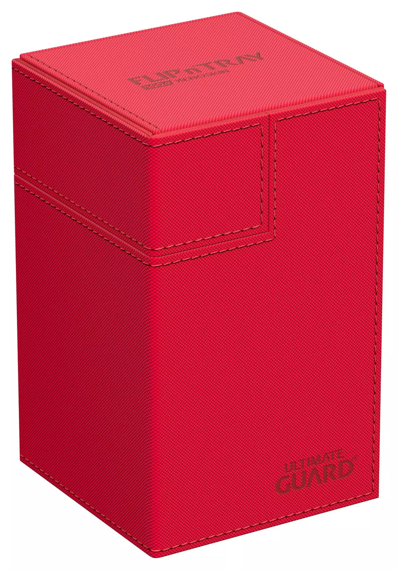 Ultimate Guard Flip'n'Tray Monocolor Red Deck Case (100+)