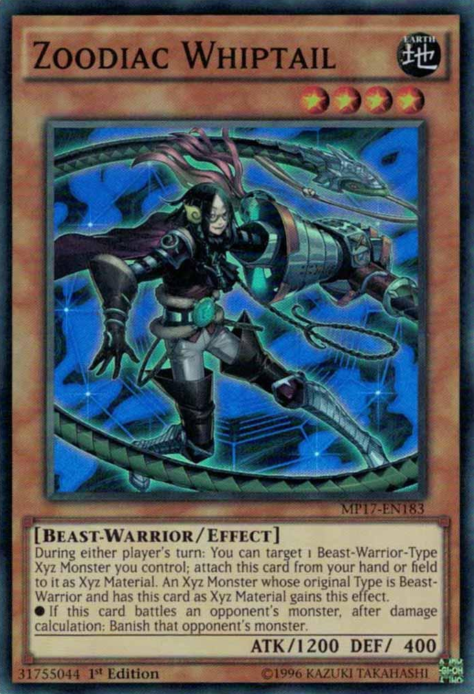 Zoodiac Whiptail [MP17-EN183] Super Rare | Yugioh Single