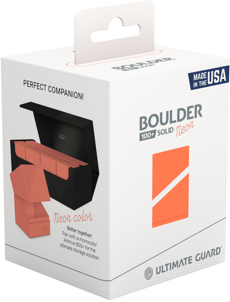 Ultimate Guard Boulder Neon Solid Neon Orange (100+)