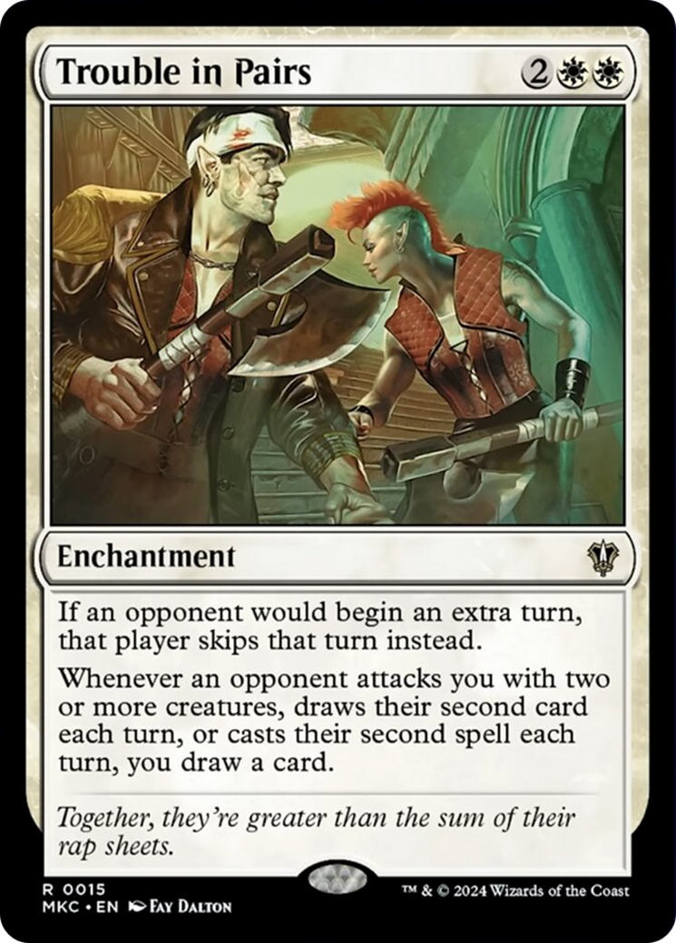 Trouble in Pairs [Murders at Karlov Manor Commander] | MTG Single 