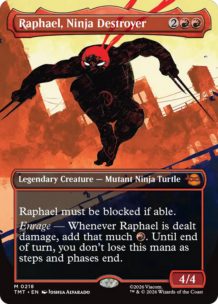Raphael, Ninja Destroyer (Borderless) [Teenage Mutant Ninja Turtles]
