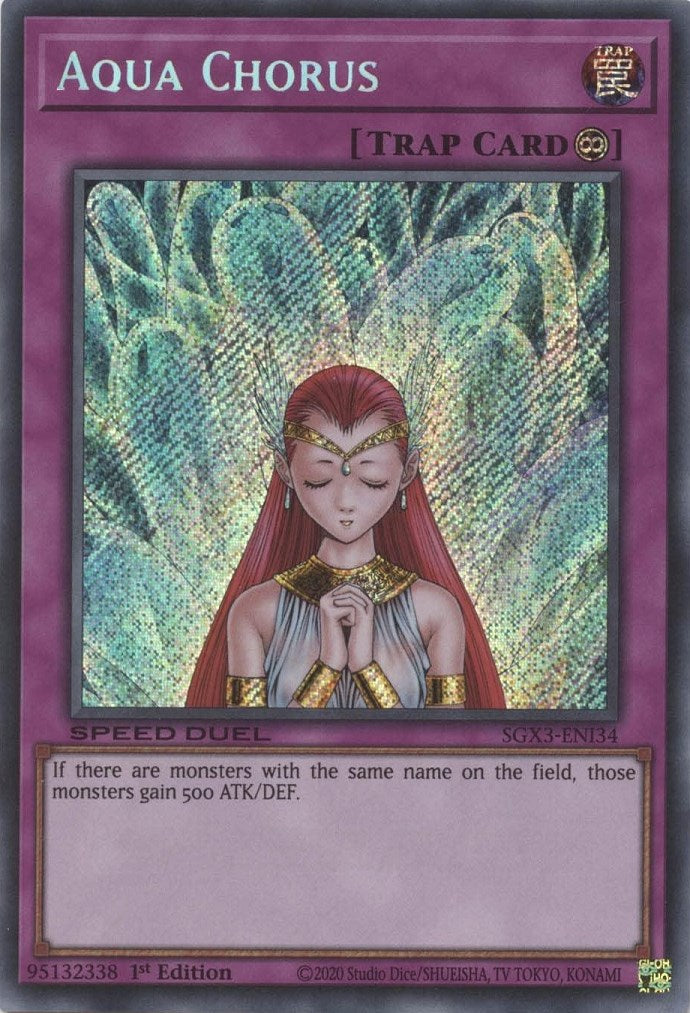 Aqua Chorus [SGX3-ENI34] Secret Rare | Yugioh Single