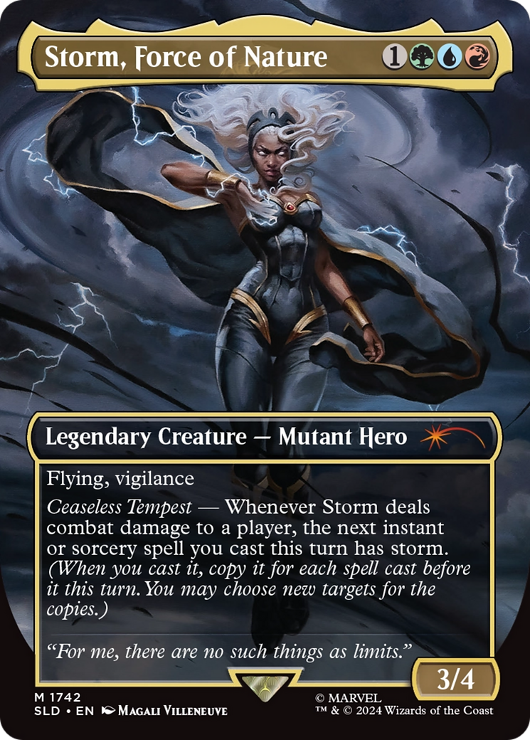 Storm, Force of Nature (Rainbow Foil) [Secret Lair Drop Storm, Force of Nature (Rainbow Foil) [Secret Lair Drop