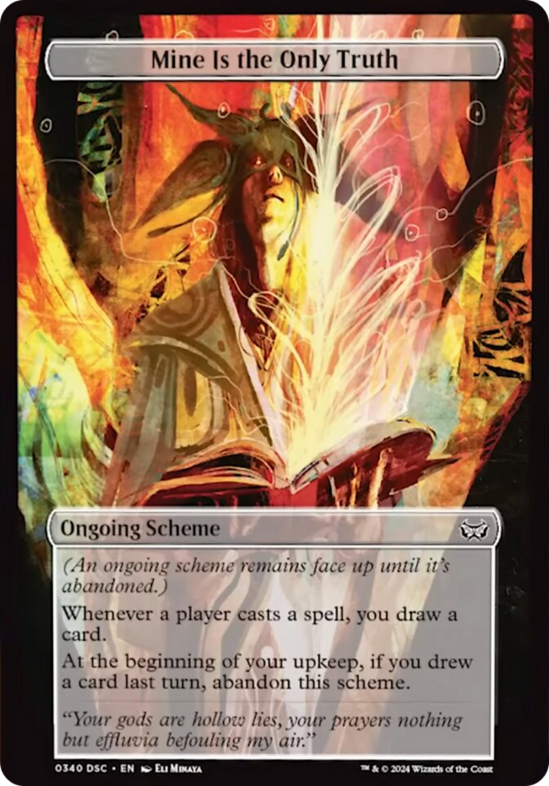 mtg duskmourn scheme cards MTG: Commander Deck abandon this scheme. I Will Savor Your Agony