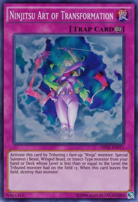 yugioh aromage cards Ninjitsu Art of Transformation [OP02-EN011] Super Rare | Yugioh Single