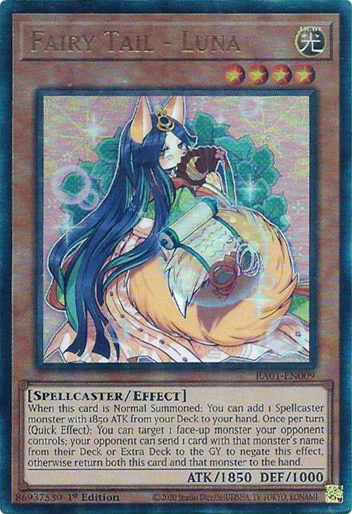 Fairy Tail - Luna [RA01-EN009] Prismatic Ultimate Rare | Yugioh Single