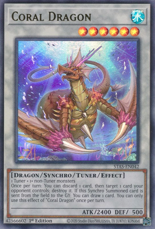 Coral Dragon [STAS-EN042] Ultra Rare | Yugioh Single
