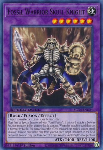 Fossil Warrior Skull Knight [SGX4-END24] Common