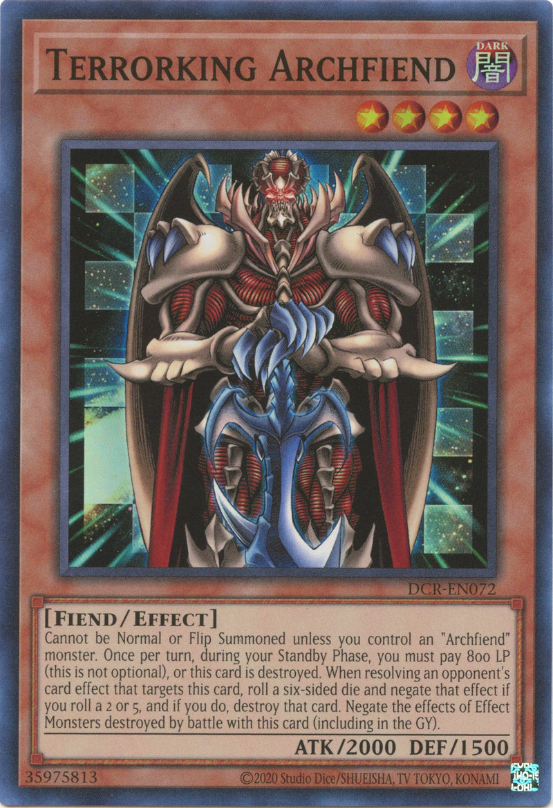 archfiend yugioh cards : HSRD-EN023 1st Ed Red Dragon Common Card When a monster(s) is destroyed by this cards previous effect CORI-EN002 Skull Archfiend of Chaos